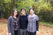 They developed FLOURish, a method for producing flour with little or no gluten (from left to right): Claudia Stosno, Miriam Boyer, and Marlene Bruce Vázquez del Mercado.